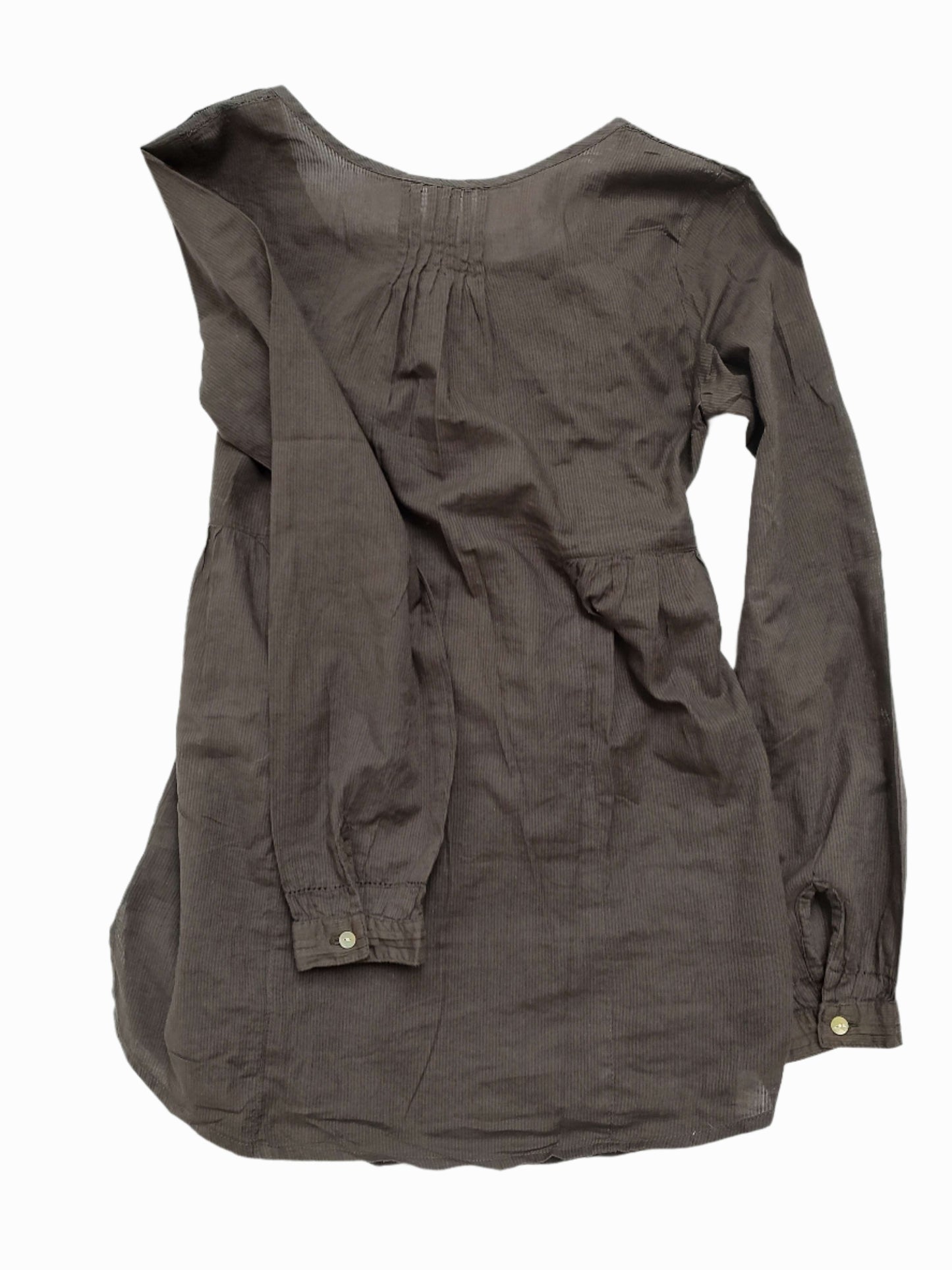 vintage eu label brown babydoll top