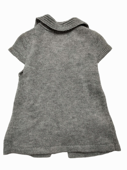 vintage eu label grey knit cardigan w/ bows
