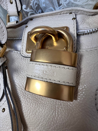 2009 cream chloé paddington bag