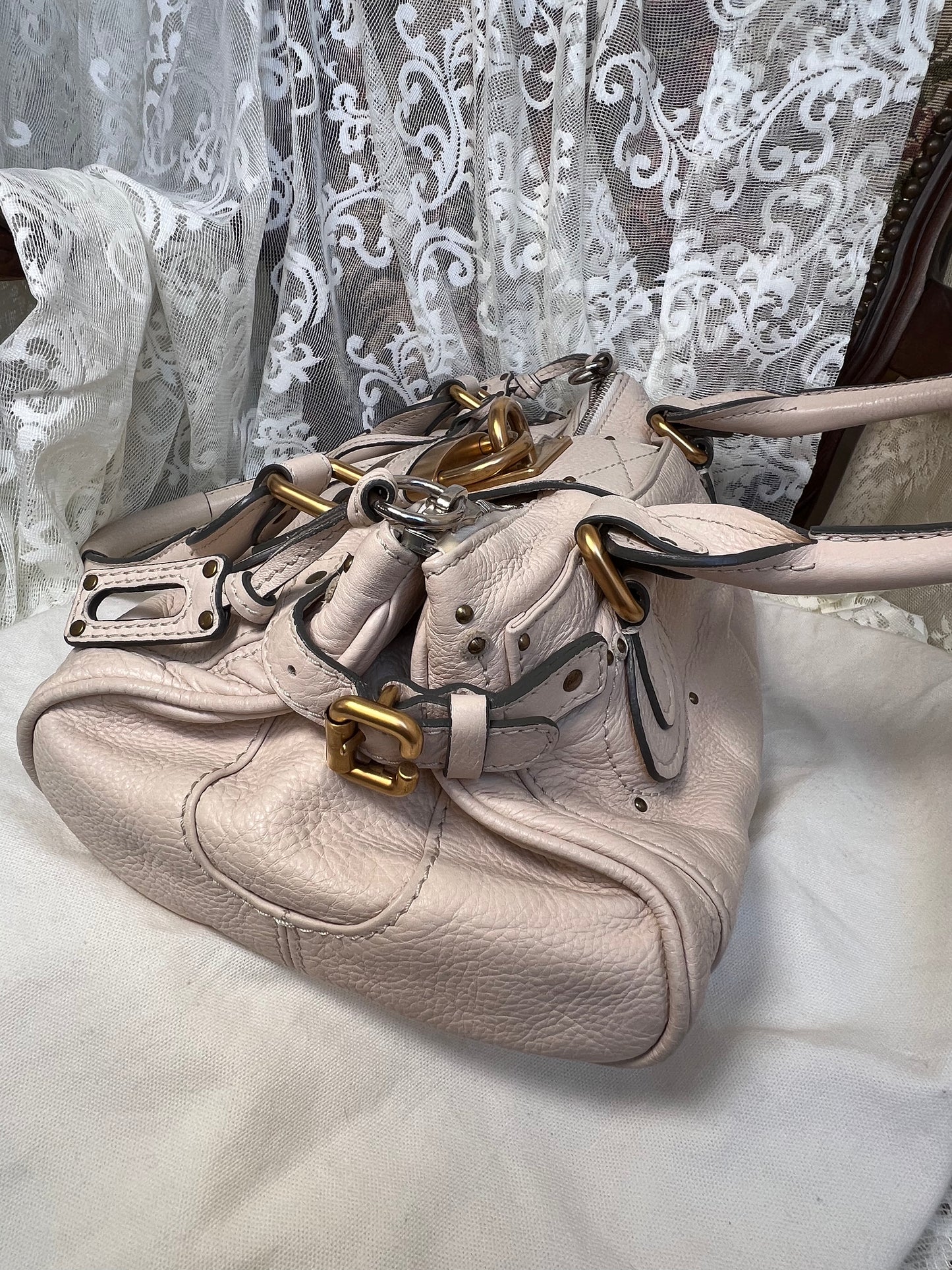 2009 cream chloé paddington bag