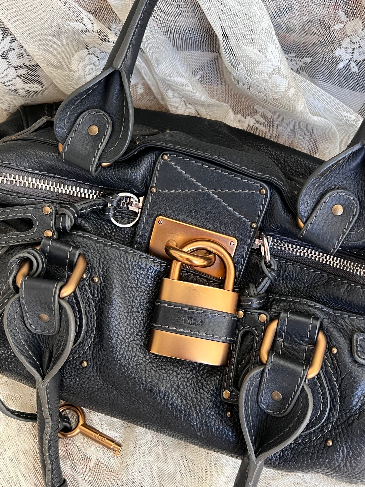 2006 anthracite/grey chloé paddington bag