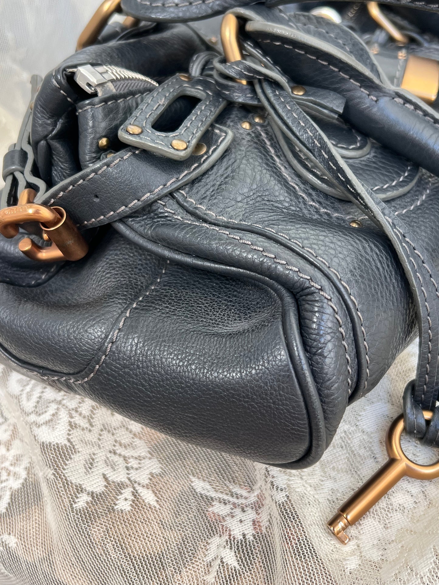 2006 anthracite/grey chloé paddington bag