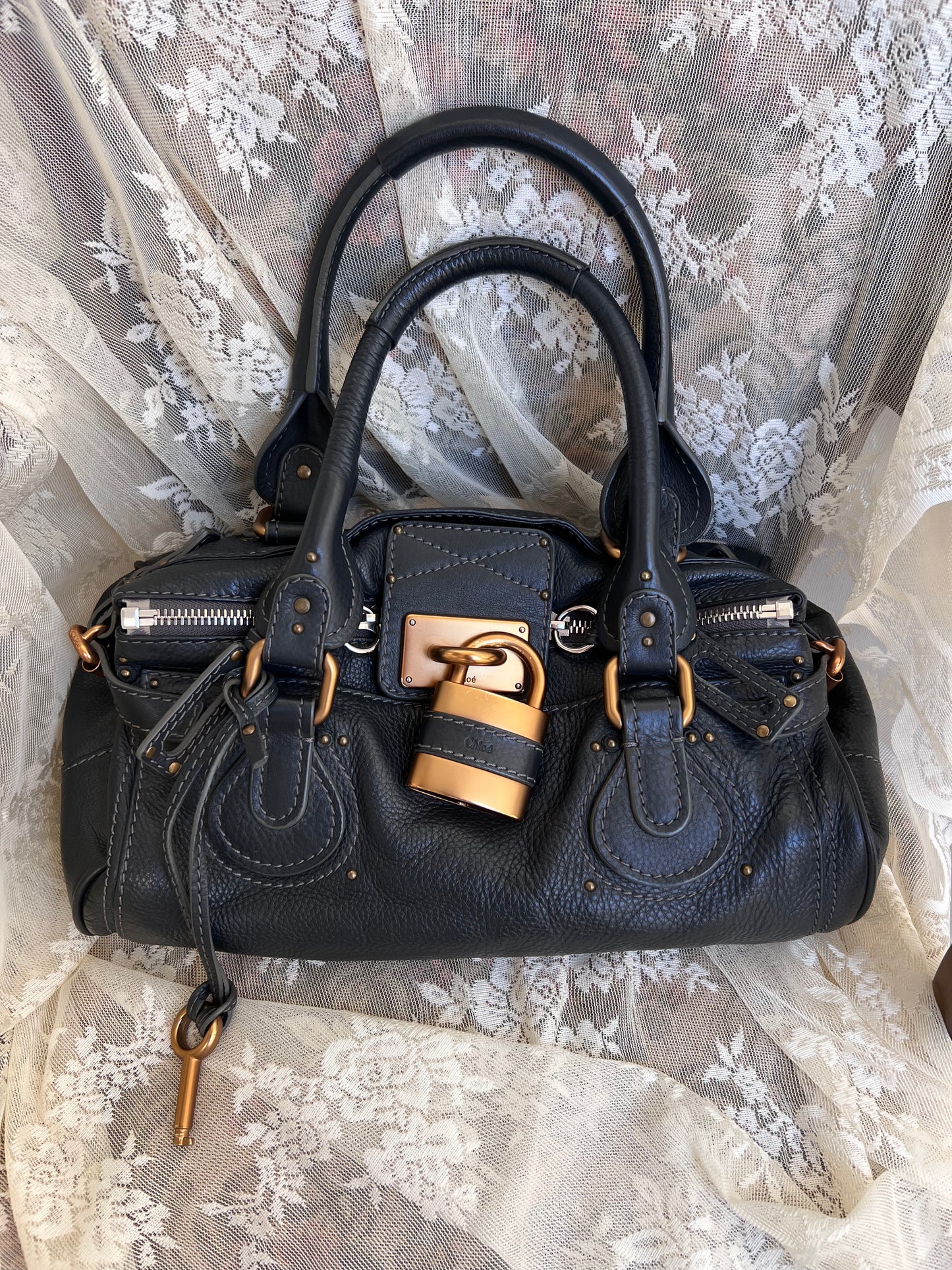 2006 anthracite/grey chloé paddington bag