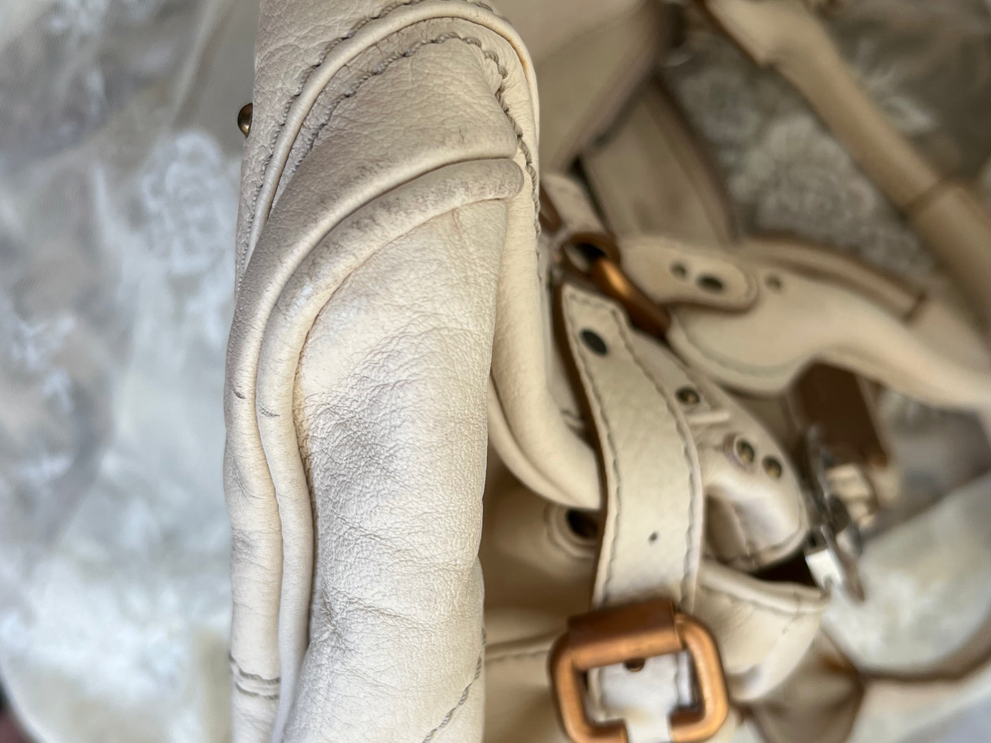 2006 cream chloé paddington bag