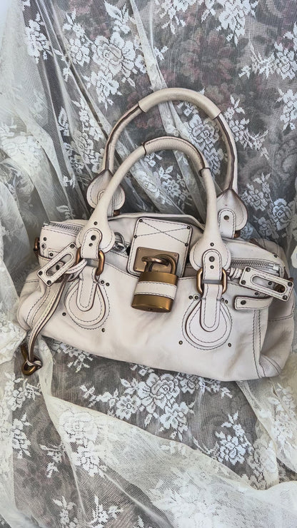 2006 cream chloé paddington bag
