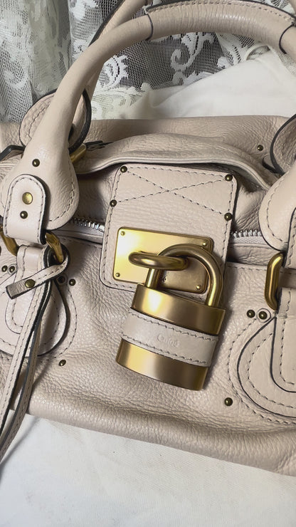 2009 cream chloé paddington bag