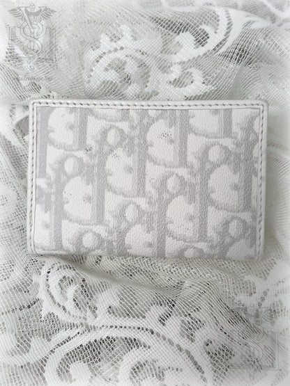 vintage dior romantique heart lock wallet